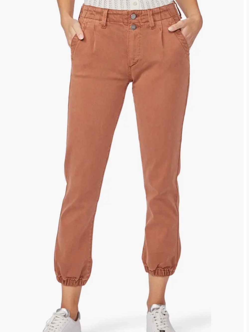 NWT Paige Mayslie Joggers Terracotta Brown